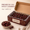 Premium Fresh USA Cherries | 1.5kg Gift Box | Jumbo 3J–4J+