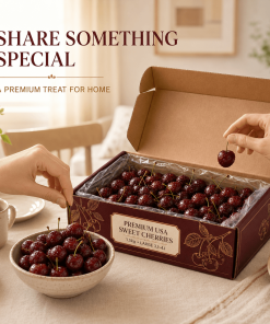 Premium Fresh USA Cherries | 1.5kg Gift Box | Jumbo 3J–4J+ - Image 5