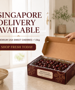 Premium Fresh USA Cherries | 1.5kg Gift Box | Jumbo 3J–4J+ - Image 6